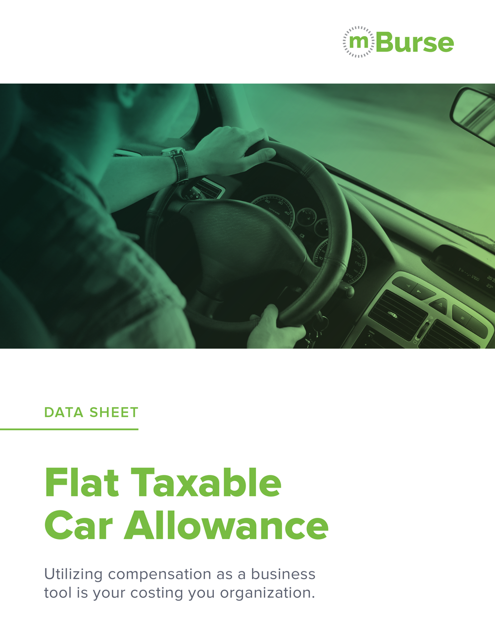 mBurse Car Allowance data sheet
