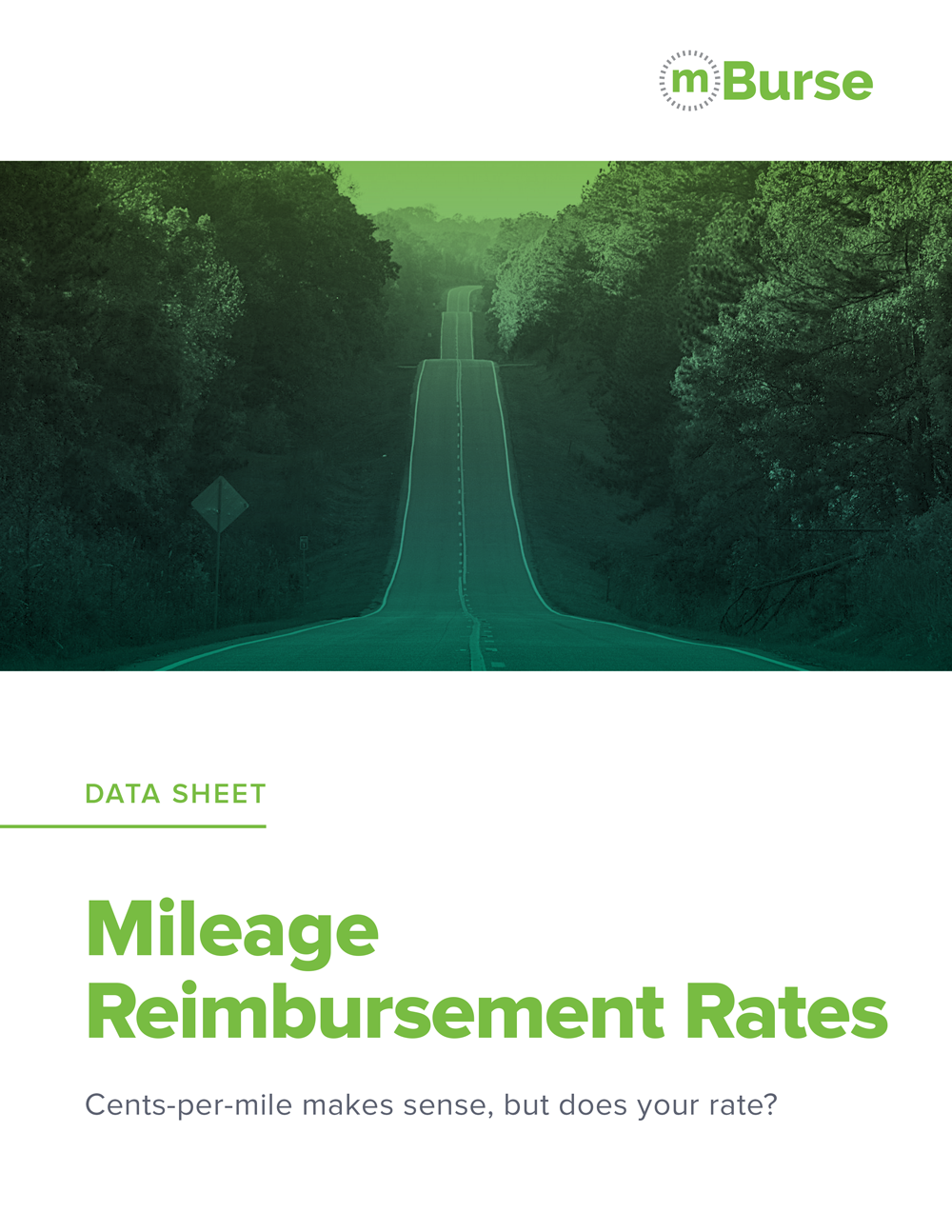 mBurse Mileage Reimbursement data sheet