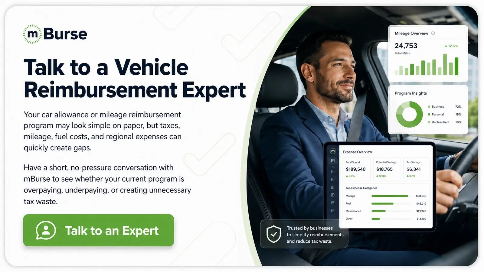Review your vehicle program with an mBurse expert