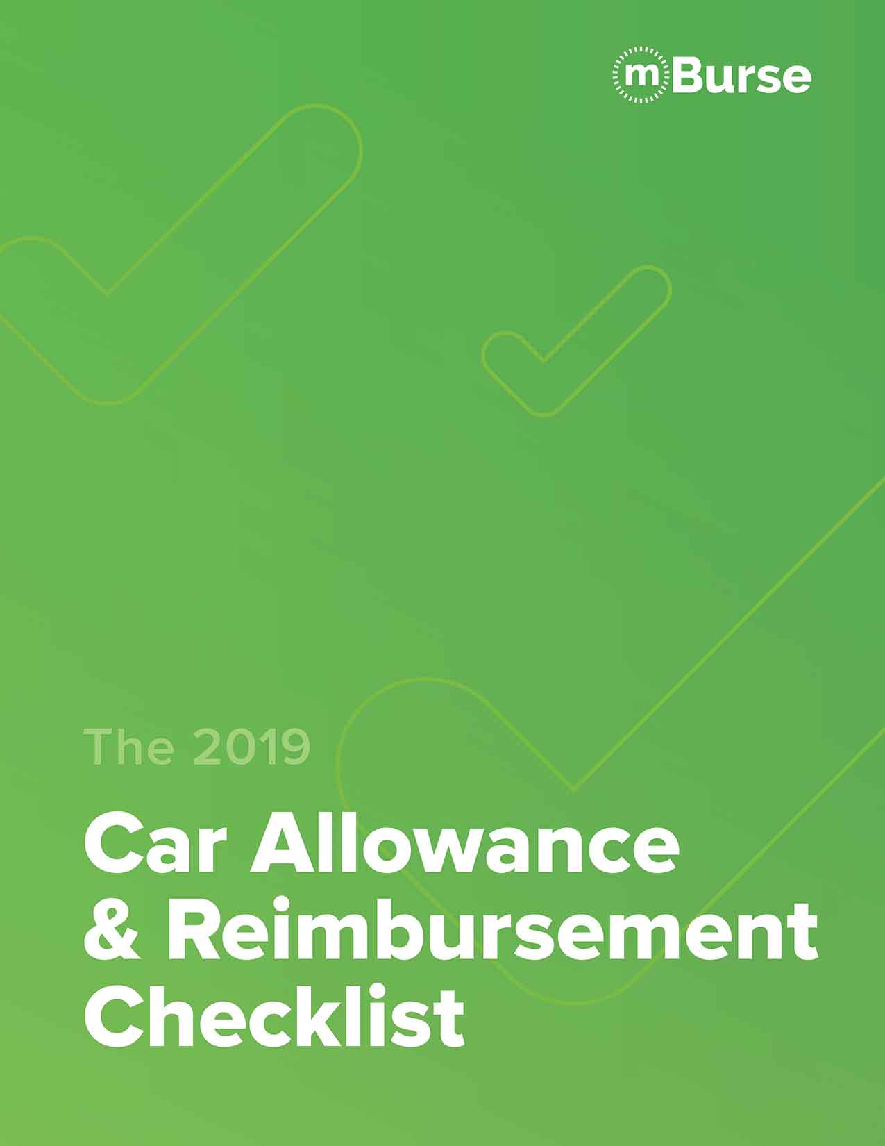 mBurse 2020 car allowance checklist